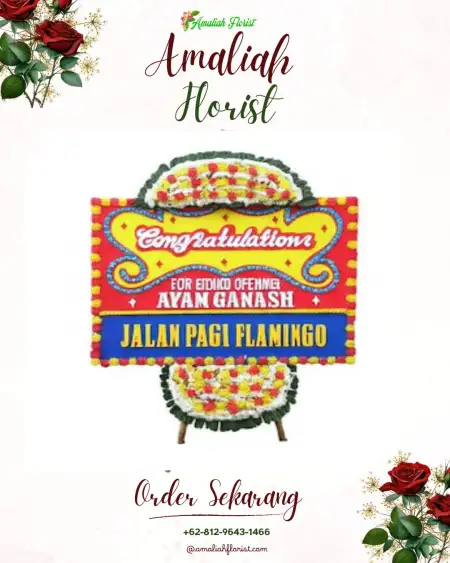 Sewa Papan Bunga Lokasi Pernikahan Bekasi